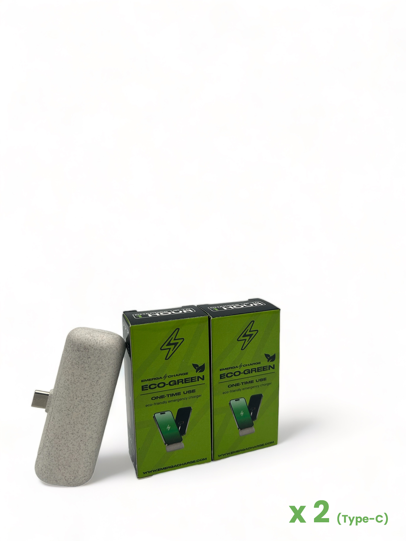 Emerga Charge 2x Type-C chargers